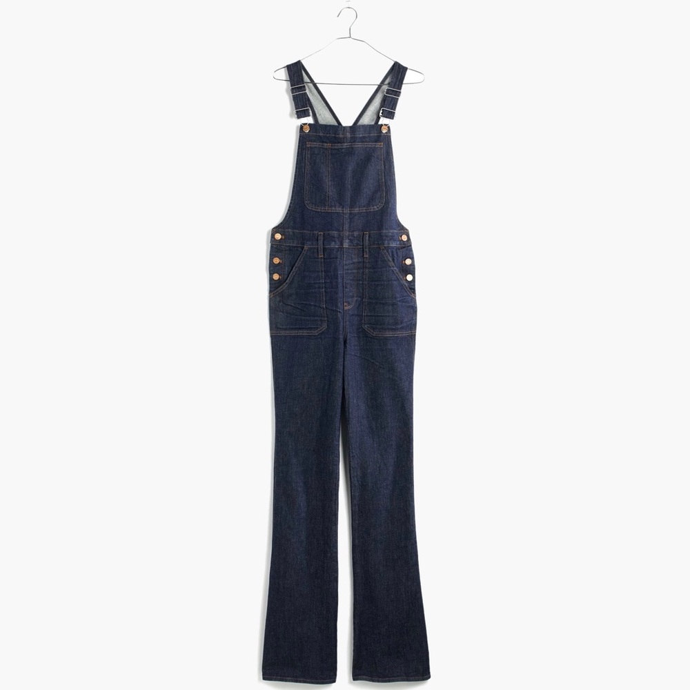 Madewell Flea Market Flare Overalls